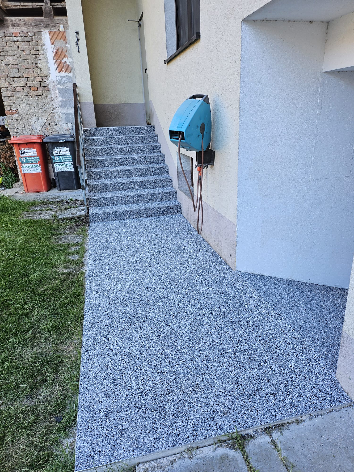 Glasbausteine setzen