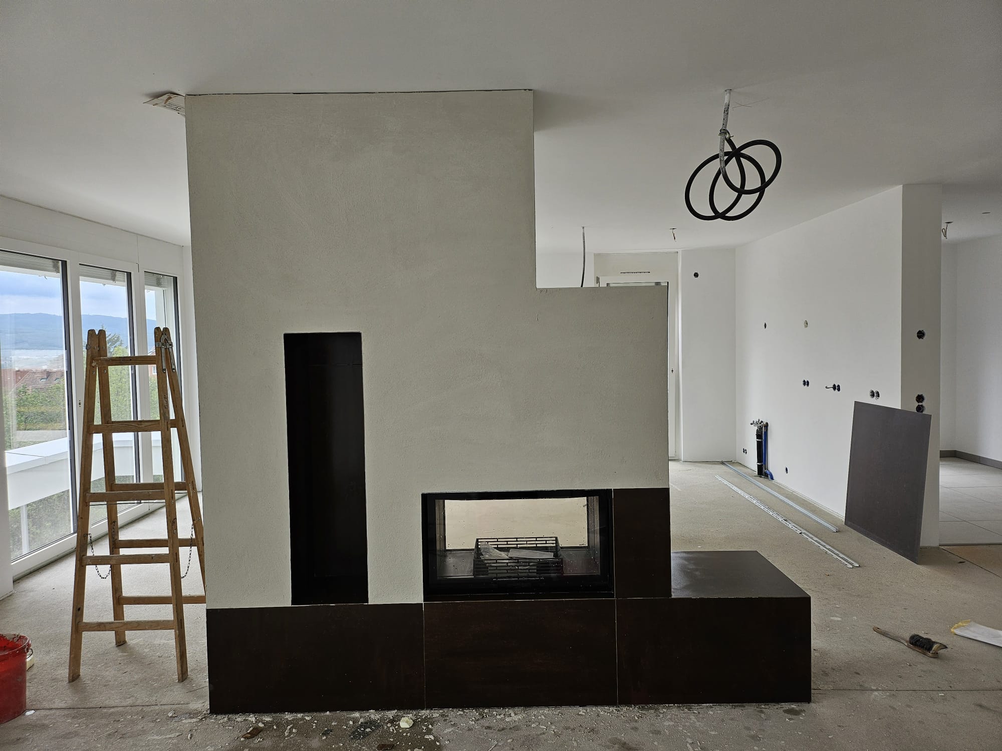 Kamin minimalistisch