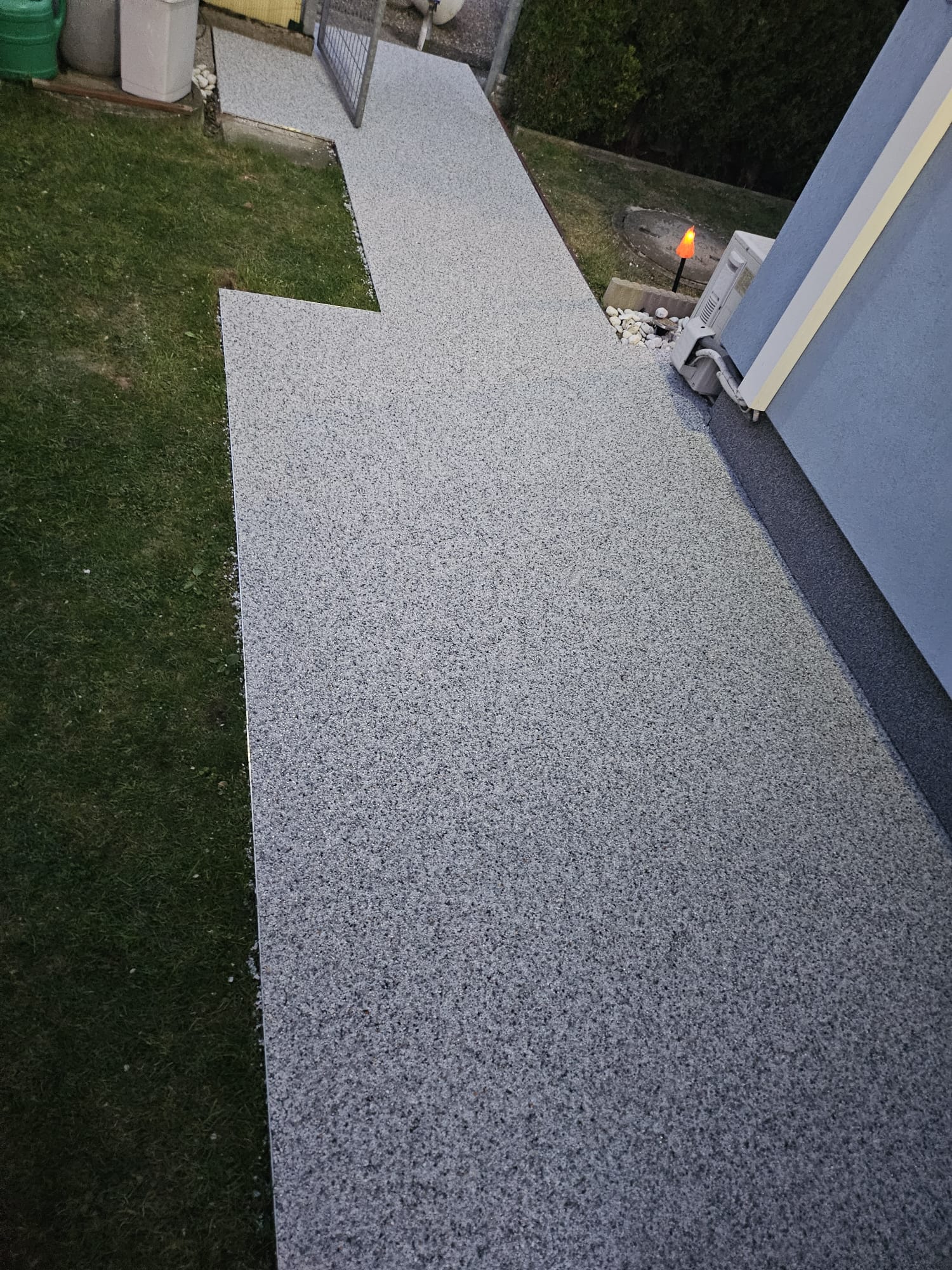 Steinteppich Terrasse im modernen Look